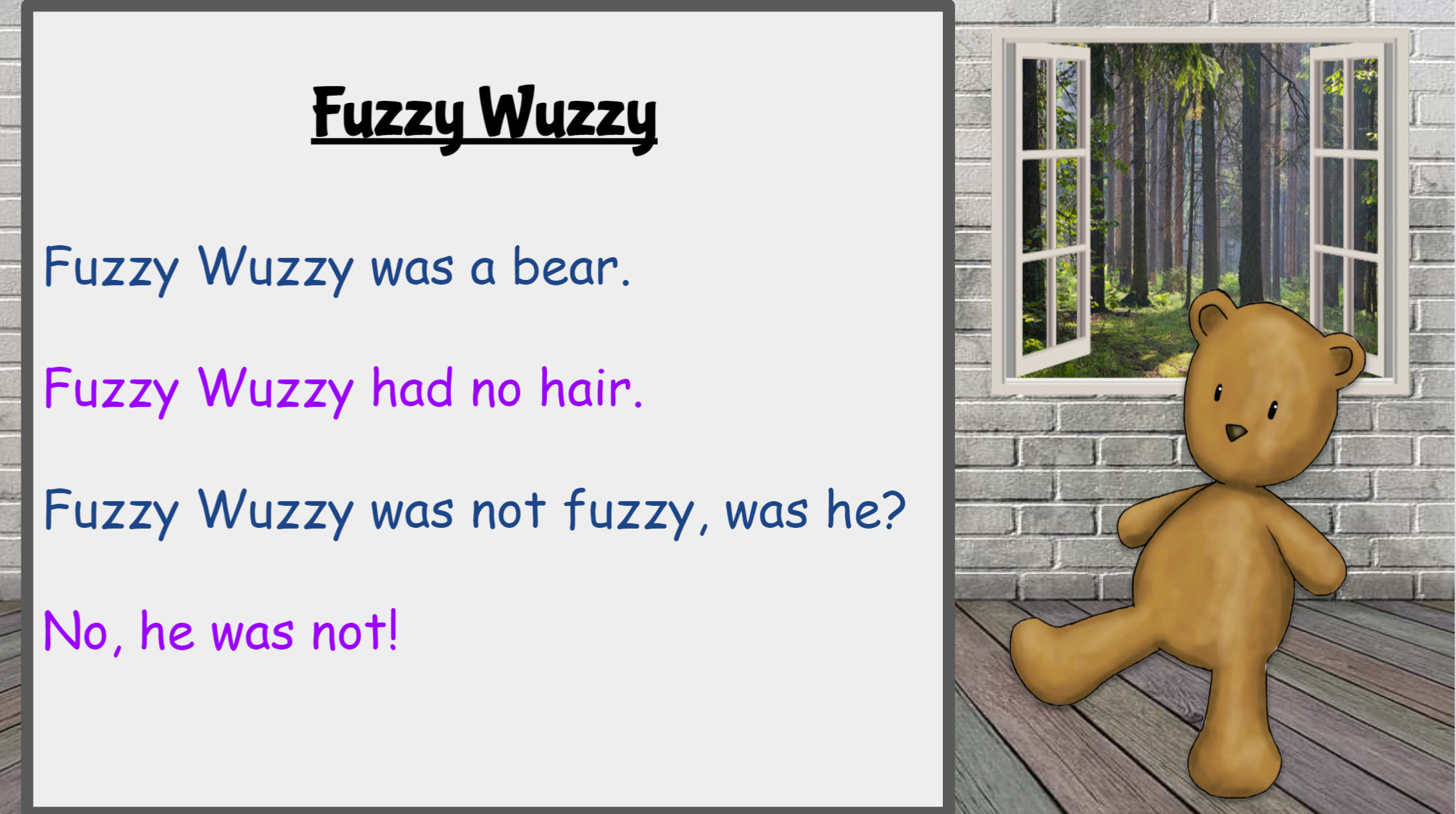 Скороговорка цыпа. Fuzzy Wuzzy скороговорка. Fuzzy Wuzzy was a Bear. Fuzzy Wuzzy was a. Скороговорка Fuzzy Wuzzy перевод.